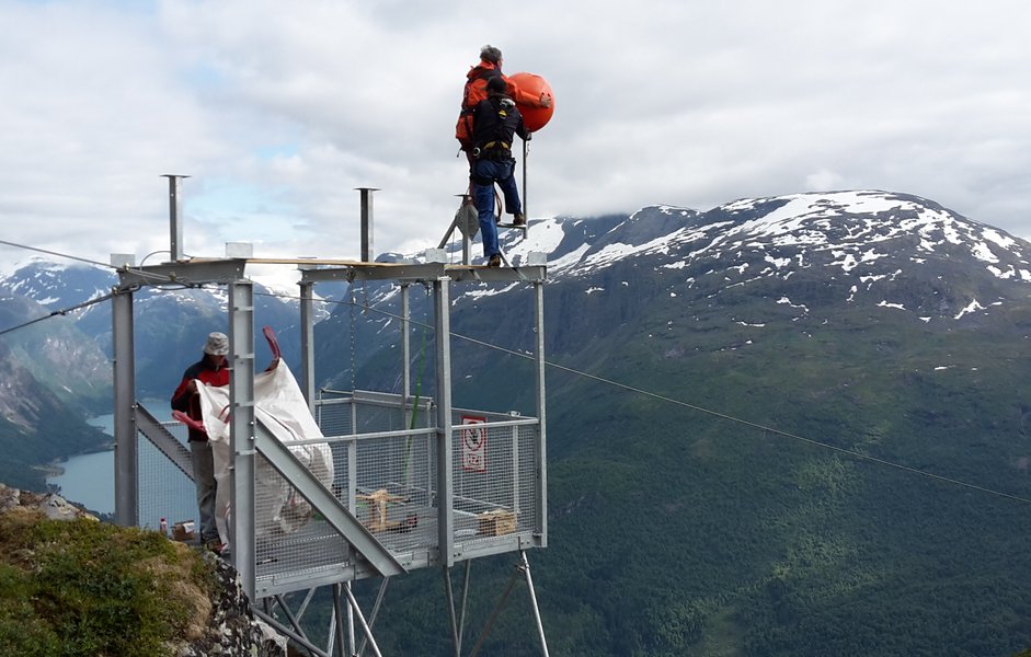 Flying Fox Norwegen, Loen