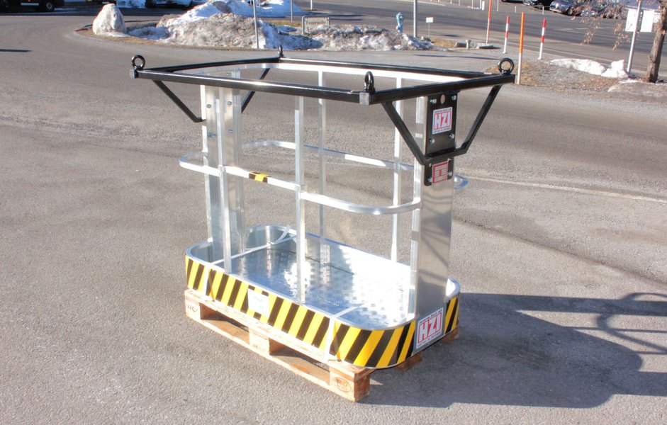 Arbeits-/Krankorb, 
Hängekorb
Aluminium, 2 Personen