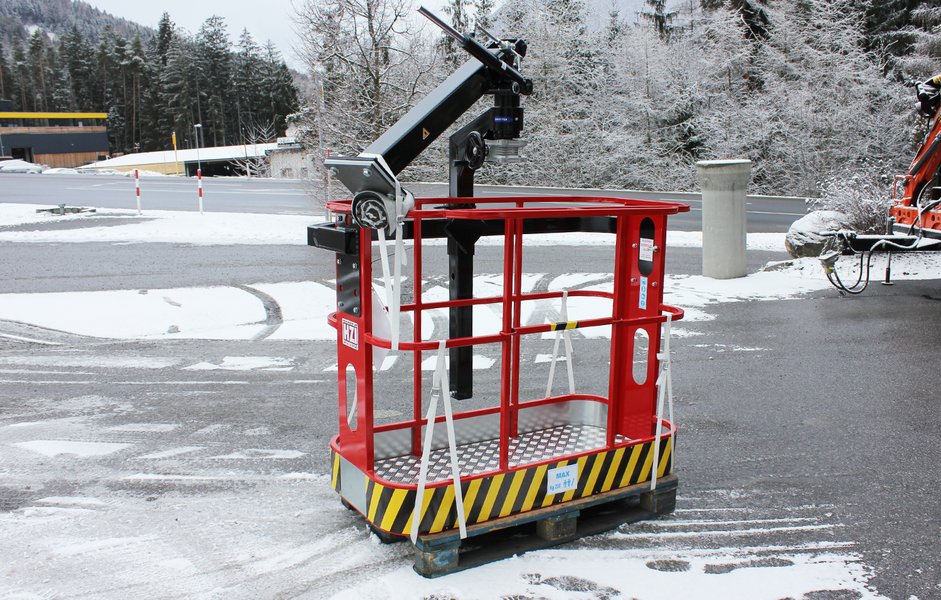Arbeitskorb/
Krankorb, Drehbar
Stahl, 2 Personen
